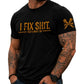 Men's Funny Mechanic Slogan Print T-Shirt