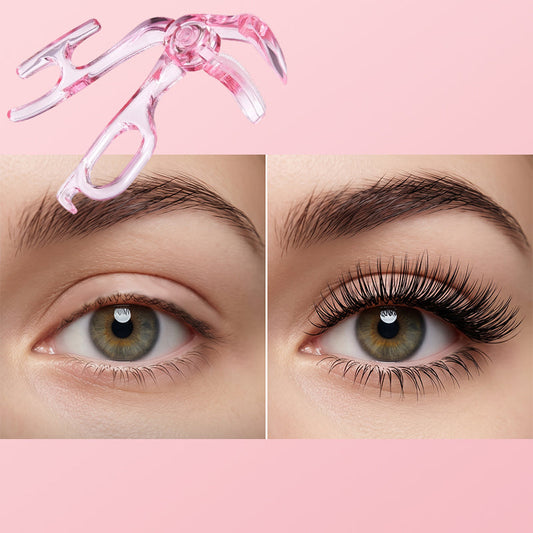 Beginner-Friendly Eyelash Curler with Comb Pad