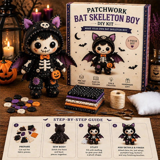 Halloween DIY Skeleton Doll Sew Kit