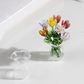 ⏳ Limited-Time Offer! ✨ Mini Glass Bouquet | Elegant Gift 🎀 | Approx. 6cm Tall | Half Price 🎉