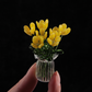 ⏳ Limited-Time Offer! ✨ Mini Glass Bouquet | Elegant Gift 🎀 | Approx. 6cm Tall | Half Price 🎉