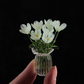 ⏳ Limited-Time Offer! ✨ Mini Glass Bouquet | Elegant Gift 🎀 | Approx. 6cm Tall | Half Price 🎉