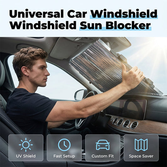 🎉Limited Sale🎉Universal Car Windshield Sun Blocker
