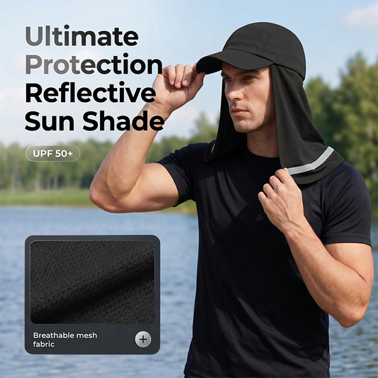 🔥Hot Sale 50% OFF🔥 Reflective Defense! Neck Sun Shade Hat – UPF 50+ & Breathable ✨
