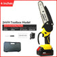 ❄️Summerfresh 50% OFF!🌿4″ Cordless Mini Pruning Chainsaw – Lightweight Battery-Powered Garden Saw with Safety Lock