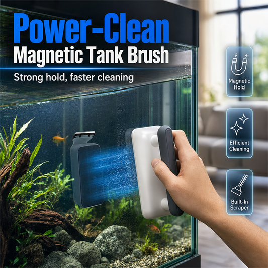 🐠 Tank glass look like a swamp? One pass – spotless. Works on tanks, terrariums, glass. 50% OFF! 😱🧽
