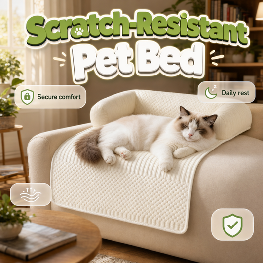 🔥While supplies last, 50% off!🌀Scratch-Resistant Pet Bed