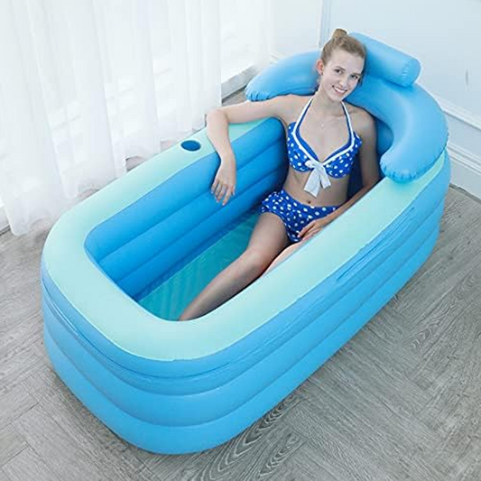 🛁 LIMITED-TIME 50% OFF! ✨Three-Layer Insulated Inflatable Bathtub