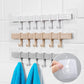 Strong adhesive hooks with crossbar