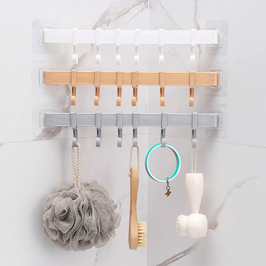 Strong adhesive hooks with crossbar
