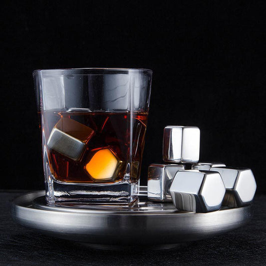 🔥Summer Essentials✨Reusable Stainless Steel Hexagon Ice Cubes Set