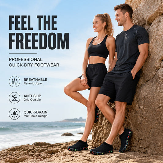 📢📢50% OFF !! ⏰Quick-Dry Water Shoes for Men & Women