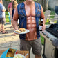 ❄️Summerfresh 50% OFF!✨Funny Men's T-Shirt with Fake Muscle Print – Eye-Catching Party Shirt for BBQ, Motorcycle Rides, Parties & Gift