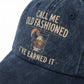 Unisex Vintage Washed Adjustable Baseball Cap