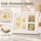 ❄️Summerfresh 60% OFF!🐾DIY Paw Print Keepsake Frame for Pets – Set with Soft Clay and Photo Slots for Dogs and Cats