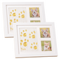 ❄️Summerfresh 60% OFF!🐾DIY Paw Print Keepsake Frame for Pets – Set with Soft Clay and Photo Slots for Dogs and Cats