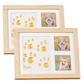 ❄️Summerfresh 60% OFF!🐾DIY Paw Print Keepsake Frame for Pets – Set with Soft Clay and Photo Slots for Dogs and Cats