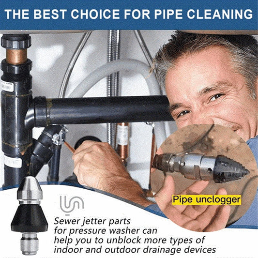 🔥 Limited quantity—first come, first served! Get 50% off now! 🎉 High-pressure sewer cleaning nozzle.