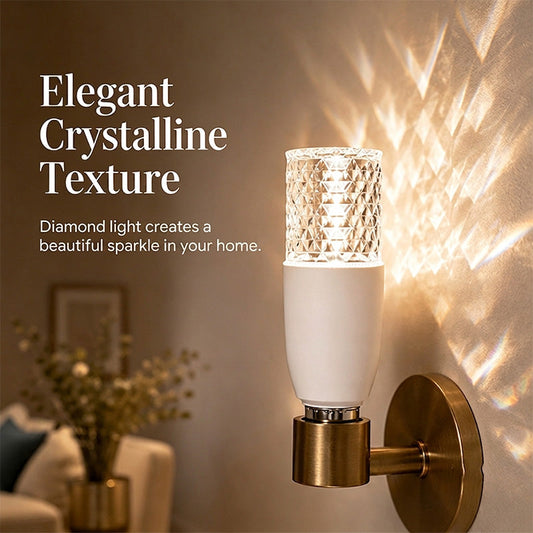 Cylindrical Crystal LED Decorative Light Bulb