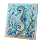 ❄️Summerfresh 50% OFF!🐚3D Ocean Pearl Art DIY Kit – Glossy Painting Set with Sea Life, Pearls and Relief Texture