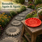 Reusable Silicone Stepping Stone Mold for DIY Garden Pathways