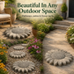 Reusable Silicone Stepping Stone Mold for DIY Garden Pathways