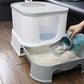 ❄️Summerfresh 50% OFF!🐾2-in-1 Cat Litter Scoop with Built-In Waste Bag Holder – Scoop, Sift & Dispose with Less Mess