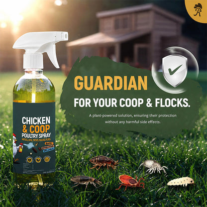 ❄️Summerfresh 50% OFF!🐔Poultry & Coop Mite & Lice Repellent Spray – Ready-to-Use 120ml