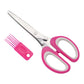 ❄️Summerfresh 50% OFF!✂️5-Blade Multi-Purpose Kitchen Scissors with Cleaning Comb – Quick Food Prep Made Easy