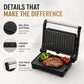 ❄️Summerfresh 50% OFF!🔥Electric Panini Press & 180° Flat-Open Grill – Versatile Countertop Grill for Toasties, Vegetables & More