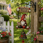 ❄️Summerfresh 50% OFF!🔔Gnome Welcome Hanging Garden Bell – Whimsical Outdoor Decoration for Doors, Gates & Patios