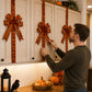 ❄️Summerfresh 50% OFF!🎃LED Light-Up Halloween Cupboard Bow – Reusable Pumpkin & Ghost Ribbon Decoration