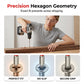 🔥Heavy-Duty Pagoda Hex Bits Set