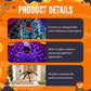 ⏳LAST DAY SALE 50% OFF!🔥🎃Hairy Spider with Large Web Halloween Outdoor Decoration🕷️🕸️