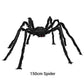 ⏳LAST DAY SALE 50% OFF!🔥🎃Hairy Spider with Large Web Halloween Outdoor Decoration🕷️🕸️