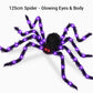 ⏳LAST DAY SALE 50% OFF!🔥🎃Hairy Spider with Large Web Halloween Outdoor Decoration🕷️🕸️