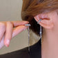 ❄️Summerfresh 50% OFF!🖤Sparkling Rhinestone Tassel Ear Cuff – Statement No-Piercing Jewellery