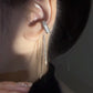 ❄️Summerfresh 50% OFF!🖤Sparkling Rhinestone Tassel Ear Cuff – Statement No-Piercing Jewellery