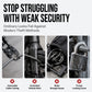 ❄️Summerfresh 50% OFF!🔥Heavy-Duty Handcuff-Style E-Scooter & Bike Lock – 56cm Alloy-Steel 9-Link Security Lock with Carry Bag