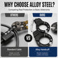 ❄️Summerfresh 50% OFF!🔥Heavy-Duty Handcuff-Style E-Scooter & Bike Lock – 56cm Alloy-Steel 9-Link Security Lock with Carry Bag