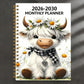 ❄️Summerfresh 50% OFF!🔥2026–2030 Five-Year Monthly Planner – Highland Cow A5 Long-Term Organiser for Important Dates & Plans
