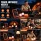 ❄️Summerfresh 50% OFF!☀️Portable Solar Power System – USB/Type-C Solar Generator with 2 LED Lights