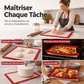 ❄️Summerfresh 50% OFF!🔥2-in-1 Silicone Baking Mat & Snap-Up Tray – Reusable Non-Stick Mat for Baking, Roasting & Dough Prep