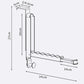 ❄️Summerfresh 50% OFF!🏠Fold-Down Clothes Hanging Rail – Space-Saving 6-Slot Hanger with No-Drill Installation Options