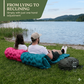 🌞Fris De Lente In Met 50% Korting!💤Luxe Ultralicht Slaapmatje - Met Ingebouwde Voetpomp - 7,5cm Dik & Koppelbaar - Perfect voor Camping, Wandelen & Strand - Waterdicht & Compact