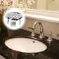 ❄️Summerfresh 50% OFF!🏠4-Pack Basin Overflow Cover Rings – Easy-Fit Chrome-Style Sink Trim Replacements