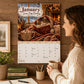 ❄️Summerfresh 50% OFF!🐈2027 Cosy Cats & Books Wall Calendar – A Year of Reading, Cats & Seasonal Charm
