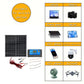 ❄️Summerfresh 50% OFF!☀️Compact Solar Battery Charging Kit – Solar Panel, Charge Controller & Battery Clips