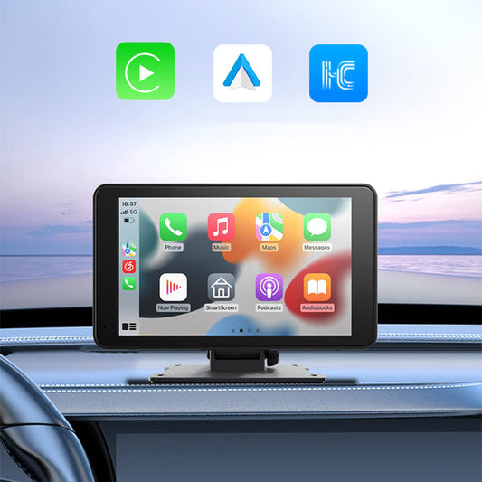 🎃Halloween Deal 50% OFF!🖥️7" Wireless CarPlay & Android Auto Portable Car Display