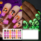 ❄️Summerfresh 50% OFF!🎃Glow-in-the-Dark Halloween Nail Wraps – 11 Spooky Designs